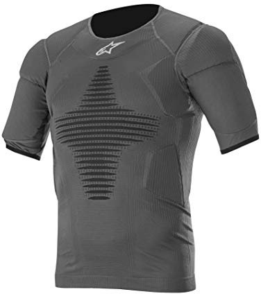 Alpinestars Unisex-Erwachsene A-0 Roost Base Layer L/S Top Anthrazit/Schwarz S/M (Mehrfarbig, One Size)