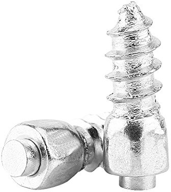 Reifen Schnee Spikes Auto Reifen Bolzen 100 Stück Metall 12 Mm Rutschfeste Reifenbolzen für Auto, Schneemobil, Traktor, ATV, UTV, Motorrad