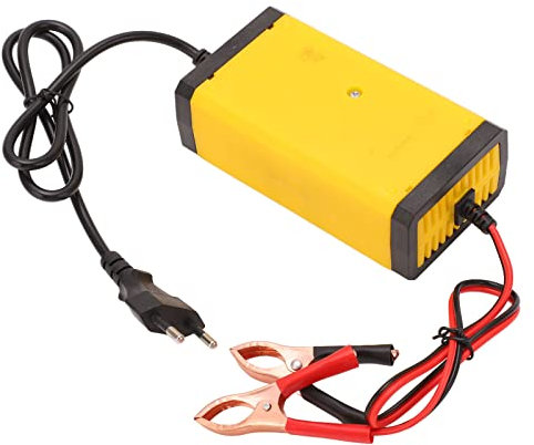Cargador de batería inteligente de 12 V, enchufe de la UE, 220 V, protección de circuito de mantenimiento de batería de coche, multifunción, para adaptador de corriente continua de 2 amperios para gel