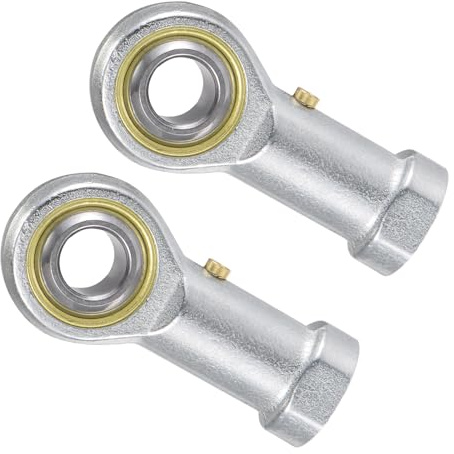 Kozelo 2Pcs Cojinete de Articulación de Extremo de Varilla PHS10 [Diámetro de 10 mm, Rosca Hembra M10x1.5 a La Izquierda] Extremo de Varilla de Pesca, Acero Al Carbono