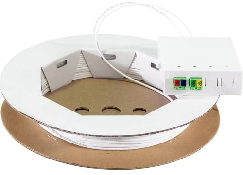 LOGILINK FTTH-Anschlussbox FB4LC50, 2X LCD/APC, mit 50 m Anschlusskabel