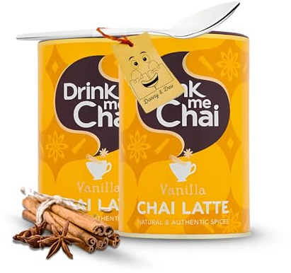 Chai Latte Bundle Includes: 2x Drink Me Chai Vanilla Chai Latte Powder 250g