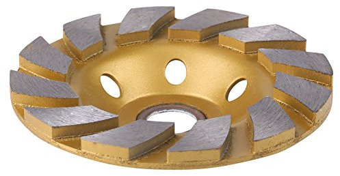 Disco Abrasivo per Pietra a Disco a Segmenti 10 Cm per Marmo Concreto con Fori per L'aria