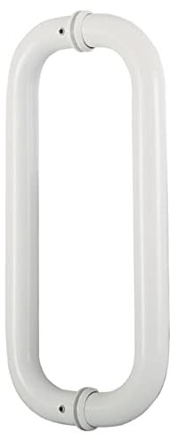 STXYANGV Maniglia per Porta Doccia Rotonda a Forma di O, Set di ferramenta bifacciale, Maniglie per Porte Interne, Maniglia per Porta Push-Pull in Acciaio Inossidabile 304, Diametro del tub