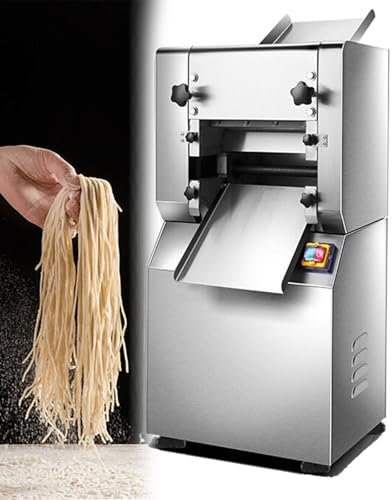 GESAIDES Macchina per Stendere la Pasta Elettrica, per Ravioli e Tagliatelle, Macchina per Tagliatelle con Taglierina da 2 mm, Lunghezza del Rullo 29 cm, 2200 W,per Ristoranti,Hotel,Mense Scolastiche
