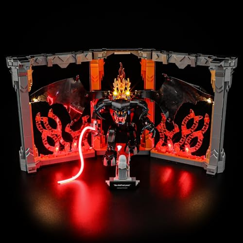 BRIKSMAX LED Beleuchtung kompatibel mit LEGO 10367 Balrog Book Nook