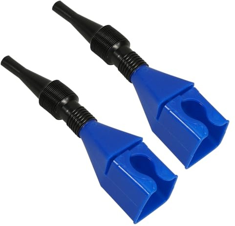 FUNOMOCYA 2 pezzi Imbuto Flessibile per Rabbocco Olio Motore e Carburante Auto con Tubo Pieghevole e Morsetto Compatto e Portatile per Barche e Generatori