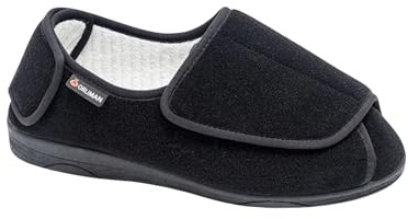 Orliman Zapatos Mujer Ancho Especial con Gran Apertura. Calzado Pie Diabetico Unisex. Zapatos Ortopedicos Mujer para Juanetes. Zapatillas Anchas para Pies Sensibles. Zapatillas Ortopedicas Hombre nº38