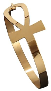 KDIENTRITJ Stainless Steel Simple Curved Cutlery Fork Cuff Bracelet Fun Tricolor Open Bracelet Men's Ladies Hip Hop Cool Jewelry