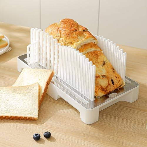 Adjustable Toast Slicer Guide, Bread Slicer Adjustable Slice Thickness Cutter For Homemade Bread, Cakes, Pastries Kitchen Baking