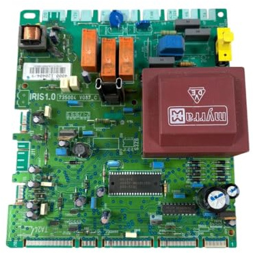 OPENCLIMA - Placa Electrónica Original para Caldera (120643-6 7252) - Versión de Electrónica 120643-6 7252 FS - Circuito Impreso Reacondicionado - Pieza de Repuesto