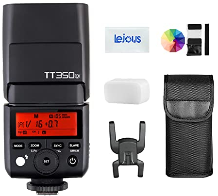 Godox TT350o TTL Camera Flash GN36 2.4G 1/8000s HSS Mini Flash Speedlight Compatible for Olympus OMD E-M5 Mark III E-M1 E-P15 E-M10II E-PL8 Panasonic G9 DMC-GX85 G7 GF1 LX100