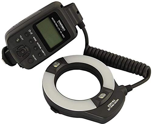YONGNUO Macro Flash YN-14EX TTL LED Macro Ring Flash Light for Canon Camera + NAMVO Diffuser