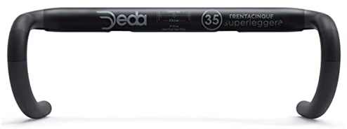 Deda Elementi Super Leggera 35 Carbon UD, H/Bar 46 cm, POB finish, MY18 cykelstyre unisex vuxna, svart, 461815
