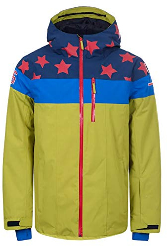 Icepeak Herren Skijacke Centertown 456101 grün-blau Gr.48