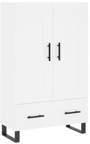 vidaXL Highboard Weiß 69,5x31x115 cm Holzwerkstoff