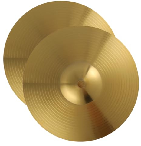 SAFIGLE 2stücke Schlagzeug Becken Set Crash Becken Für Jazz-schlagzeug Splash Für Musikinstrumente Leicht Und Tragbar