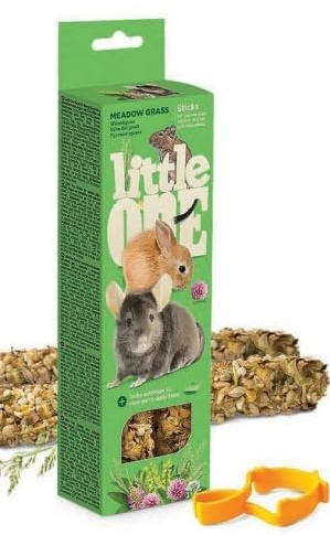 Little One Stick Snacks pour rongeurs lapins chinchillas Degus Cochon d'Inde 6 x 2 x 60 g