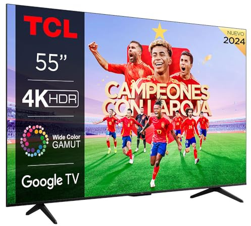 TV LED Tcl 55P755 139 cm 4K UHD 2024 Aluminium brossé