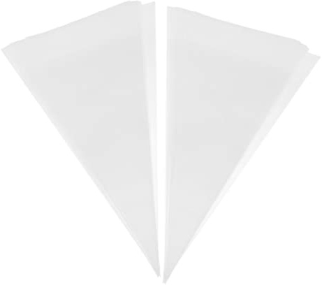 Veemoon 100pcs Masonry Grout Bag for Tile Installation, Ldpe Cement Mortar Squeeze Bag with Good Toughness, Squeezes Grout Cleanly, Patio Pointing Cement for Tile Joints and Masonry