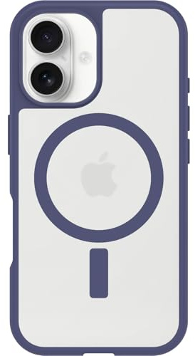 OtterBox React Series MagSafe Case for iPhone 16, Shockproof, Drop proof, Ultra-Slim, Protective Thin Case, Tested to Military Standard, Clear/Purple