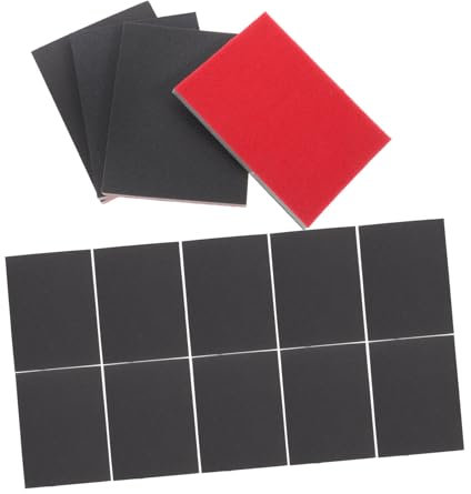 ULTECHNOVO 60pezzi Abrasiva Per Auto e Cartongesso Spugne Di Levigatura Schiuma Grane Per Finiture Lisce e Lavorazioni