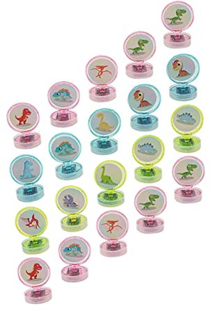 MOLUCKFU 20stücke Mini-Dinosaurier-Stempel-Spielzeug Dino-siegel-Junge Mädchen-Geschenke Kreativer Stempel Für Scrapbooking Und Handwerk