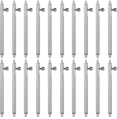 MYGLOAR 20er-Pack Uhrenarmband-22-mm-Federstab, Uhrenarmband-22-mm-Stift, Uhrenarmband-Federstab-Zange, Schnellwechsel-Uhrenarmband-Stift-Set für Ersatz-Reparatur-Link-Federstifte