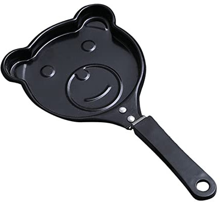 SJHDHDA Cartoon Mini Eierpfannkuchen Bratpfanne Pfannkuchen Schimmelkochgeschirr Topf Frühstück Maker Ei Frittieren Pfanne Omelette Pfanne Wohnzimmertablett Bratpfanne Wok (B) Learned extensively