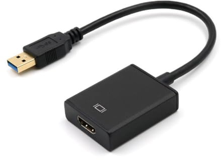 Holibanna Adapter Für Computer-pc-Laptop Mit -Eingang Unterstützt Videoausgang-signale Bis Kompatibel Mit Windows Xp Vista Für HDTV-projektor-diaprojektor
