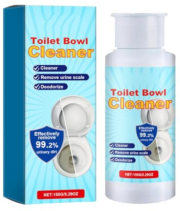 Mnozreo Limpiador y Ambientador para Lnodoro,Tabletas de Limpieza Eficiencia Inodoros,Limpiador de Inodoro con Lejía,Tabletas de Limpieza de Inodoro,Bloques de Limpieza de Inodoro Azules,150ML