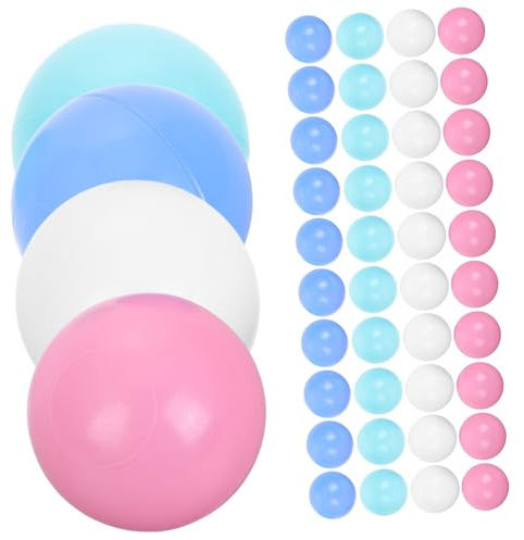 BCOATH Bolas de Océano para Niños 200 Unidades de Plástico Multicolores 5,5 Cm Resistentes Diseño Atractivo Ideales para Piscina de Bolas Casa de Juegos y Hora del Baño