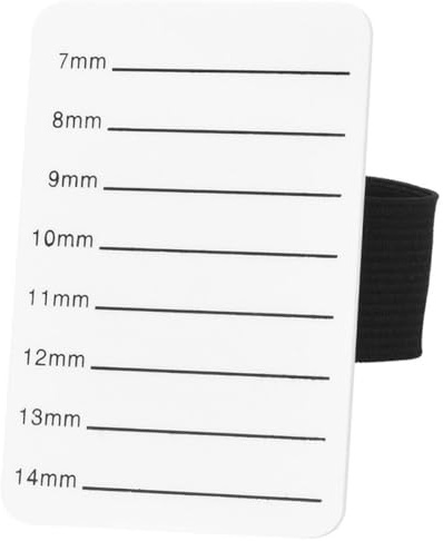 CORHAD Vassoio Portaciglia in Acrilico Bianco 7-14mm Bordi Lisci e Design Portatile per Extension Ciglia Uso Cosmetico e Domestico