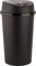 Easy Shopping TOUCH BIN 45L 45 Litre Colour Bin Home Garden Office School Kitchen Top Bin Removable Lid (Black)