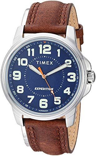 Timex Men's Expedition Metal Field Watch, Brown/Blue, 40 mm, Expedition
