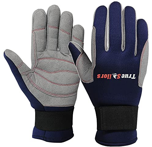MRX BOXING & FITNESS Winter Men Sailing Gloves Full Fingers All Weather Gripping Gloves (XLarge)