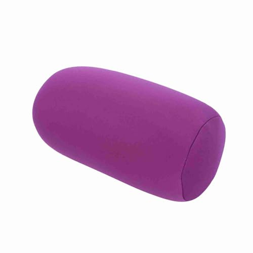 Omabeta Microbead Pillow, Beanie Pillow Micro Mini Microbead Back Cushion Roll Throw Tube Pillow Travel Home Sleep Neck Pillow Support with Soft Tiny Micro Beads()