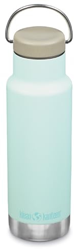 Klean Kanteen Isoliert, klassisch, schmal, 340 g (mit Schlaufenkappe), Blau