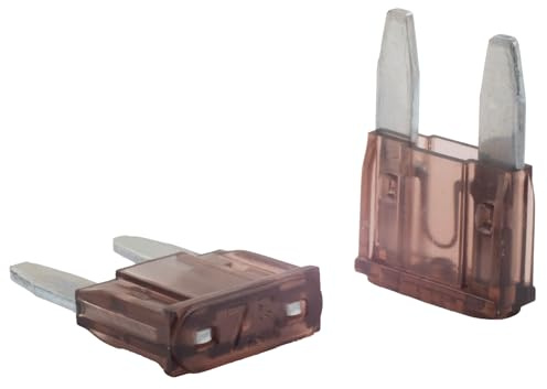 SeKi pièces mini fusible à fiche plate 7,5A marron; Fusible de voiture 32V/DC, fusible à lame, bateau, remorque, camion, caravane
