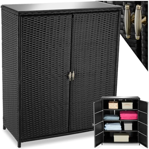 tectake Rattan gartenschrank
