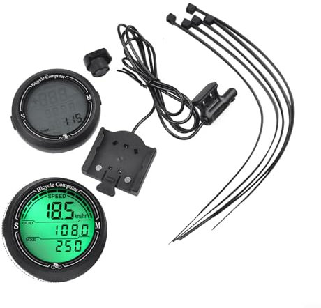 Lecreatekit Wireless Bike Computer, Compact & Lightweight Design, Waterproof Speedometer, Long Battery Life, Easy Installation