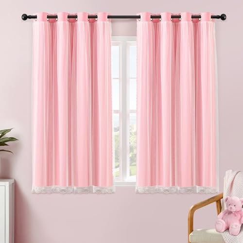 XiDi Blackout Curtains for Bedroom, Room Darkening Eyelet Window Curtains 2 Panel Sets, Living Room Window Treatment