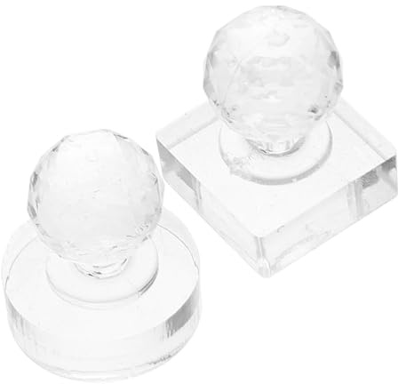 VILLCASE Strumento per Pressare Ombretti e Ciprie 2 Pezzi, Accessorio per Riparazione Palette, Facile da Usare per Trucco Occhi e Viso, Formato Quadrato e Tondo