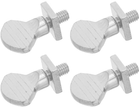 OSOLADY 4pcs Hacksaw Blade Holder Screw, Coping Saw Tension Knob, Coping Saw Thumb Screw, Metal Handsaw Frame Replacement Hardware for Woodworking