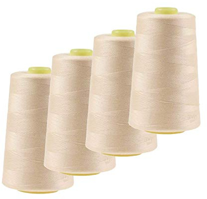 4 x 4572m Qualitäts Overlock-Garn Overlock-Nähgarn Oeko-Tex Farben 661 bis 700