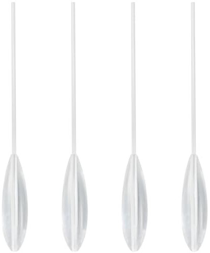 Alwonder 4 Stück Bombarda Sinking Float zum Fliegenfischen, 5 g, Karpfenangeln, Inline-Oberflächenposen, Weitwurf-Oberflächenposen für Karpfen, Strand, Küstenfischen, Surface Controller Float