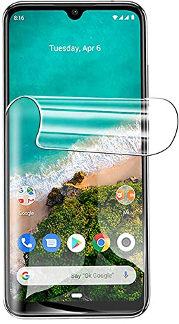 Snailcanfly películas de hidrogel 2 pcs para Xiaomi Mi A3 MiA3 /CC9e 6.09inch Protectores de pantalla de TPU de película transparente flexible suave NO vidrio templado