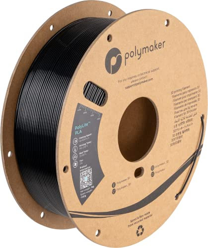 Polymaker PolyLite PLA - 1.75mm - 1kg - Silk Black