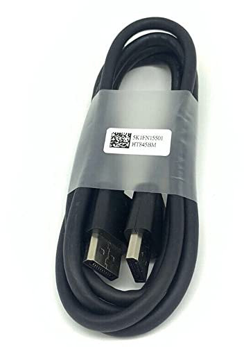 DisplayPort to DisplayPort 1.8M Cable, DP to DP Male to Male Cable Gold-Plated Cord, Supports 4K@60Hz, 2K@144Hz Compatible for Lenovo, Dell, HP, ASUS and More