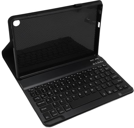 VBESTLIFE Keyboard Case for Tab M10 Gen 3 10.1 Inch, Detachable Wireless Keyboard Slim Stand Cover with Pen Holder, Versatile Stand PU Leather Case (Black)